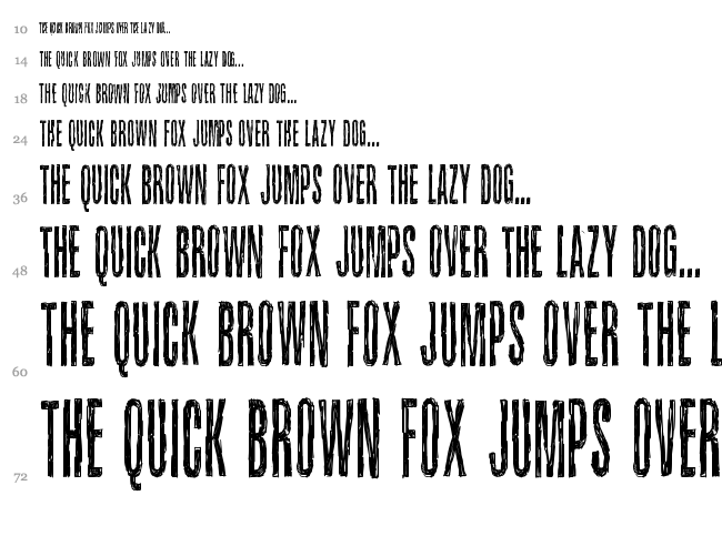 Sound of silence font waterfall